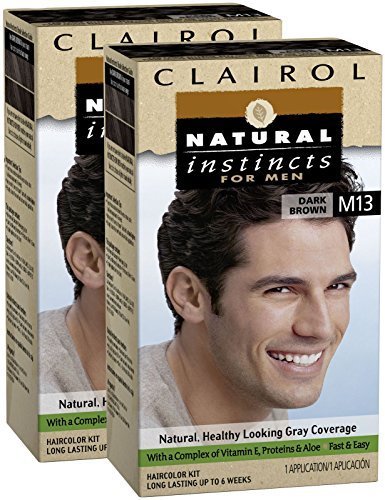 Clairol Natural Instincts For Men Hair Color Dark Brown M13 2