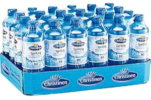 24 Flaschen a 500ml Christinen Spritzig Mineralwasser mit Kohelnsäure inc. 6.00€ EINWEG Pfand PET Flaschen