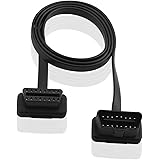 SIENOC 0.95m OBD2 OBDII Câble d'extension 16Pin mâle à Femelle connecteur de Diagnostic
