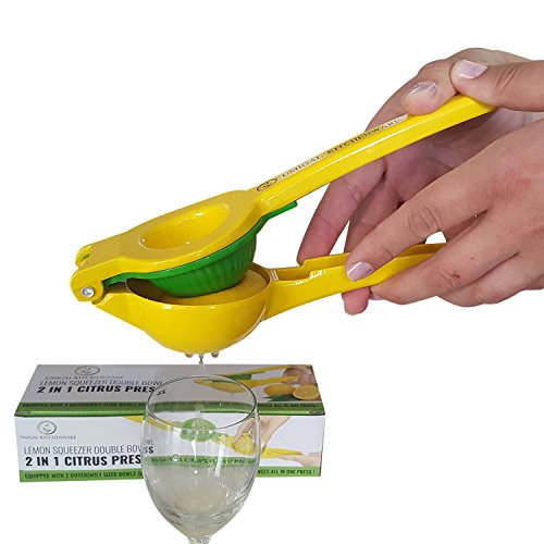 Zitruspresse Die beste Zitronenpresse – Zitronenpresse Limettenpresse Zitruspresse Premium Qualität in Edelstahl – Hand-Zitruspresse handelsüblicher Qualität – 100% Zufriedenheitsgarantie - 4