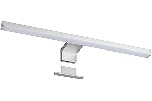 ‎SEBSON SEBSON Spiegelleuchte Bad 40cm mit Touch Schalter und Stecker - neutralweiß 4000K 8W 550lm IP44 - LED Aufbauleuchte Spiegellampe - Badezimmer Schminklicht