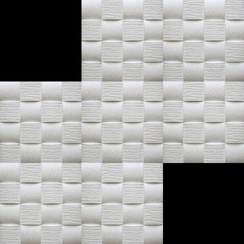 10 m2 Deckenplatten Styroporplatten Stuck Decke Dekor Platten 50x50cm, WELLE 2 - 2