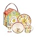 Produktbild Queens Little Rhymes Hickory Dickory Dock 4 Frühstücks-Set Geschenk-Box, Feines Porzellan, mehrfarbig, 13 x 17,5 x 6,5 cm