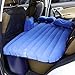 Produktbild Universelle Aufblasbare Auto-Matratzen-Kampierende Luft-Bett-Ausgedehnte Luftpolster-Reise-Luft-Auflage SUV Aufgeteilte Rücksitz-Luft-Matte Mit Kindern Sicherheits-Schallwand / Luftpumpe Und 2 Luftkissen,Blue