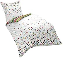 Dream Art Riva 143310 Fb. 9 Parure de lit r&eacute;versible en coton renforc&eacute; avec housse de couette 240 x 220 cm et 2 taies d'oreiller 80 x 80&nbsp;cm Multicolore