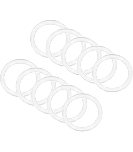 10 O-Ring Silicone Alimentare 33x3mm - Guarnizioni Bianche Resistenti Al Calore Per Cibo - Foto 9