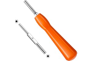 Abeillo Jeu de tournevis Gamebit de sécurité à double extrémité 3,8 mm 4,5 mm compatible avec NES,SNES,N64,Gameboy, cartouches de jeu Orange