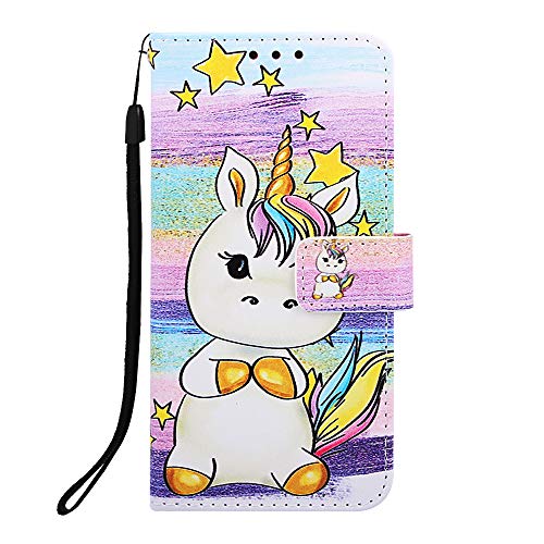 Preisvergleich Produktbild Tosim Galaxy A70 Hülle Leder, Klapphülle mit Kartenfach Brieftasche Lederhülle Stossfest Handyhülle Klappbar Case für Samsung Galaxy A70 - TOYBO440124 T4
