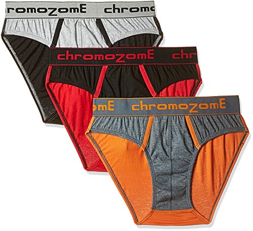 Chromozome Mens Cotton Brief (Pack of 3) (Colors May Vary) RS.315 (40.00% Off) - Amazon