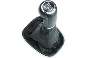 Do!LED Schaltknauf + Schaltsack + Rahmen 5 Gang kompatibel/Ersatzteil für Opel Corsa D E