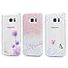 Produktbild S7 Edge Hülle Case, Kasos Samsung Galaxy S7 Edge Tasche TPU Silikonhülle Handycase Backcase Etui Dünn Bunt Gemalt Transparent Handyhülle Schutzhülle Crytsal Clear Cover