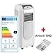 Produktbild TROTEC Lokales mobiles Klimagerät Klimaanlage PAC 2000 E mit 2,1 kW / 7.200 Btu Inkl. Tür- und Fensterabdichtung AirLock 1000