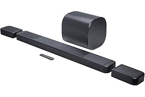 JBL Bar 500 MK2, Soundbar Bluetooth a 5.1 Canali per TV con Subwoofer da 10", Audio Surround Dolby Atmos, HDMI eARC, Wi-Fi, Video 4K, PureVoice 2.0 e MultiBeam 3.0, Nera