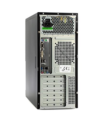 CSL Office PC Motion X2145 inkl. Windows 10 – Intel QuadCore 4x 2000MHz, 8GB RAM, 500GB HDD, Intel HD Grafik, DVD, USB 3.1 - 5