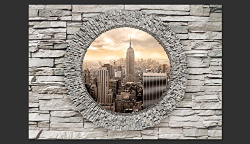 Vlies Fototapete 350×245 cm – 3 Farben zur Auswahl – Top – Tapete – Wandbilder XXL – Wandbild – Bild – Fototapeten – Tapeten – Wandtapete – Wand City Stadt New Yok NY d-C-0005-a-d - 4