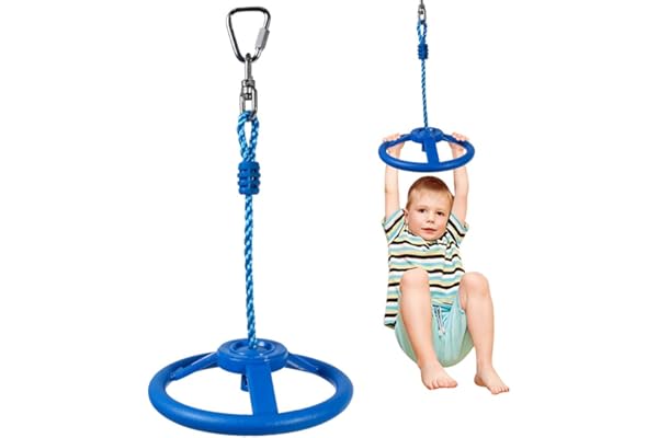 Ninja - Roue d’inertie pour Slackline - Accessoires pour une utilisation de plein air - Bleu