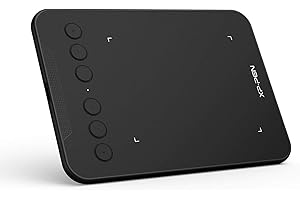 XP-PEN Deco Mini - Vassoio da disegno con 4" x 3", con 6 tasti rapidi, 8192 livelli di pressione, per Windows, Mac, Android, Chrome OS