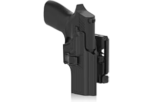 efluky Fondina sig Sauer P320 Pistola Polimero Holster per sig Sauer P320, Belt Clip 360° Regolabile