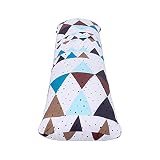 LULANDO SleepSide Seitenschläferkissen Schwangerschaftskissen Lagerungskissen Körperkissen (120×40 cm oder 145×40 cm). Weiches und bequemes Kissen zum Schlafen und Ausruhen., Farbe:Triangles – Cotton, Größe:145 x 40 cm - 5