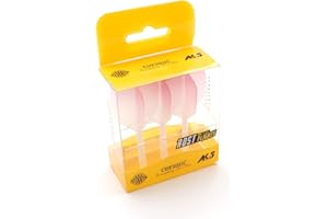 CUESOUL Asta per Freccette e Alette Integrate Forma Ala Standard/Grande, Colore graduato, Set di 3 Pezzi