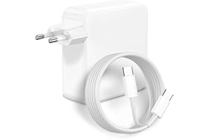 GBMGLRY Chargeur USB C 100W Compatible avec MacBook Pro 16, 15, 14, 13 Pouces, Air 13 Pouces, iPad P ro 2021/2020/2019/2018 et Tous Les appareils USBC,Adaptateur d'alimentation C à C