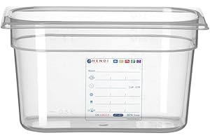 HENDI 880364 Contenitori a Tenuta d'Aria Gastronorm 1/4