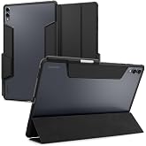 Spigen Ultra Hybrid Pro Case for Galaxy Tab S12 Ultra / S11 Ultra | Clear Case with S Pen Holder and Stand, Auto Wake/Sleep F