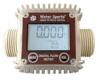 Water Sparks Digital Flow Meter For Home