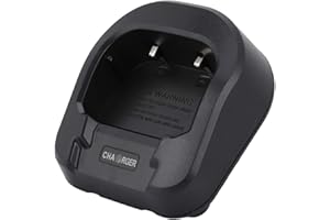 DIYEENI Desktop Chargeur pour Baofeng UV-5R Series Walkie Talkie, Chargeur de Batterie Li-ION pour UV-82 UV-8D UV-82HX UV-82HK UV-82plus Radios(110-240V)