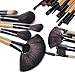 Wholesale Solutions Ltd® - 24 Pcs Professional Make up Brush Set Foundation Brushes Kabuki Fan Brushes Case