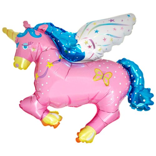 Folienballon Pegasus pink Folienballons