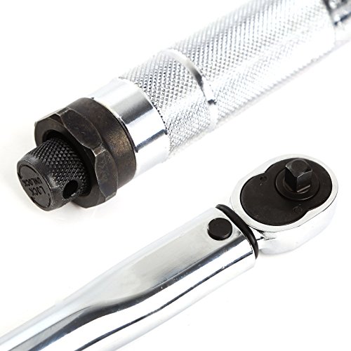 1/4 0,6 cm Ratsche Drehmomentschlüssel 5–25 Nm 4–18 ft/lbs + Aufbewahrungstasche - 3