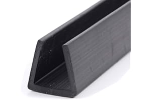 JKGHK Caoutchouc Profil U Bordure de Protection étanche, La Taille est de12mm x 12mm,5 Meters