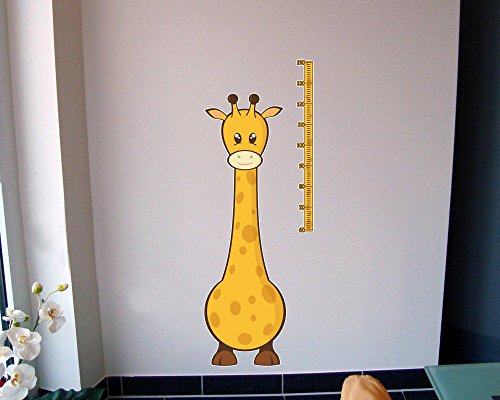 Messlatte Giraffe Wandtattoo Kinderzimmer Metermaß Maßband - 3