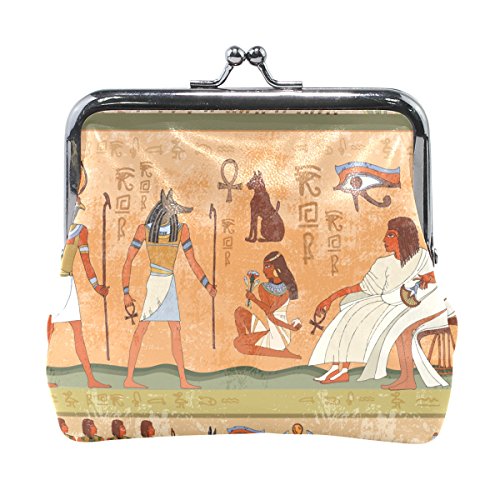 Preisvergleich Produktbild Coosun Ägypten Leder Geldbörse Snap Schließung Kupplung Münze Brieftasche