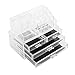 MultiWare Make Up Box Transparent Cosmetic Organizer Acrylic 4 Drawer Style B