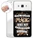 Produktbild Finoo Hülle für Samsung Galaxy J5 2016 - Handyhülle mit Motiv und Optimalen Schutz TPU Silikon Tasche Case Cover Schutzhülle - Use Magic
