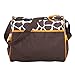 TRIXES Giraffe Baby Changing Bag Including Changing Mat and Clear Accessory Bag