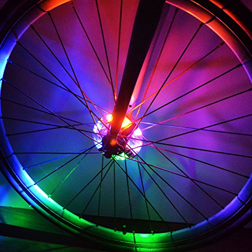 Backtour® 3 Modell Fahrradlicht Speichenlicht Speichenreflektor wasserdicht vorne/hinten Radlicht benuzt für Sicherheit und Warnung LED Lampe Motorrad Zubehör - 7