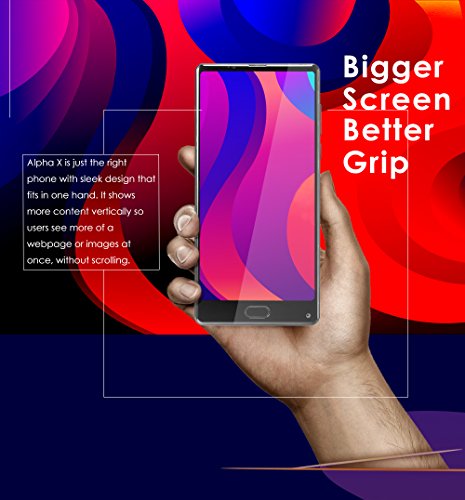 MAZE Alpha X 6+64 GB Smartphone mit Android 7,0, 6 zoll Borderless FHD Octa-Core, Dual SIM, Bluetooth 4,1, 2,5 D gebogenes Glas