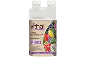 VITHAL GARDEN Integratore Abyss per Piante - Biostimolante a Base di Alghe Ascophyllum nodosum, Potenzia Fioritura, Allegagione e Crescita Radicale, Consentito in Agricoltura Biologica, 250ml