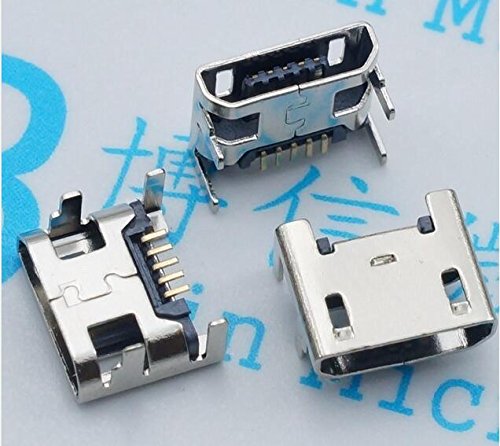 Generic ,100pcs/lot,Micro USB Connector Jack Female Type 5Pin SMT Tail Charging Socket PCB Board