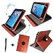 Produktbild ODYS KIDDY 8 - Drehbare Tablet Schutzhülle mit Standfunktion + Touch Pen - Orange 8 Zoll 370