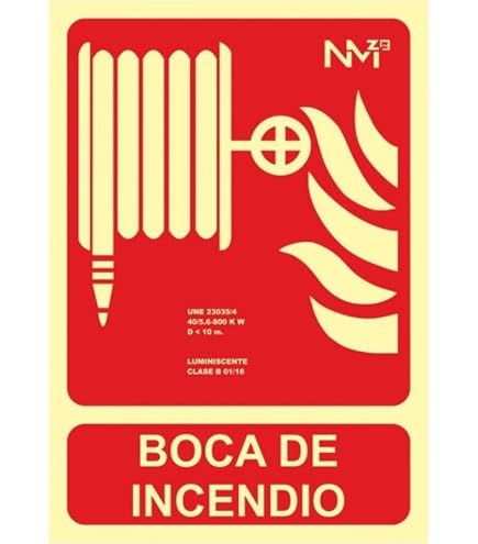 Señal Luminiscente PVC 1,1 mm. Aro Salvavidas con Rabiza y Luz