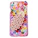 Produktbild Spritech (TM 3D Handgefertigt Frau Fashion Girl Bling Rosa Kristall Pfau Dceor Fall Luxus Bunte Candy Design Clear Hard Caver Fall, Style-7, iPod Touch 5