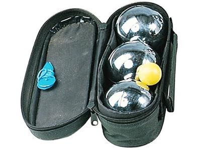 Partner - Jeu de Plein Air - 3 boules pétanques lisses + étui