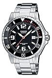 Casio Herren Analog Quarz mit Edelstahl Armbanduhr MTD1053D1AVEF