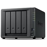 SYNOLOGY DS925+ DiskStation ذو 4 فتحات (ما يصل إلى 9 حجرات)، AMD Ryzen V1500B، 4 جيجابايت من ذاكرة الوصول العشوائي