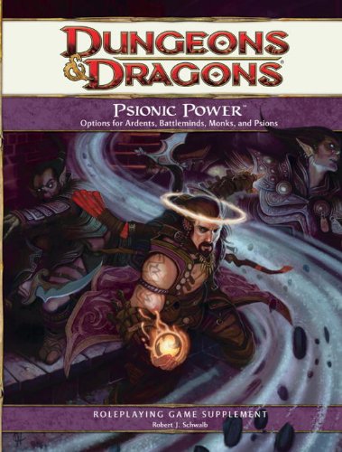 Psionic Power: A 4th Edition D&D Supplement livre