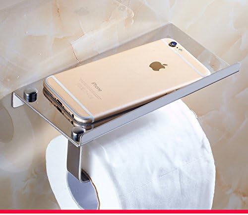 Copper antique toilet roll holder Multipurpose Towel rack [Multifunctional towel rack] Toilet paper holder Stainless steel toilet paper holder Tissue box mobile-E